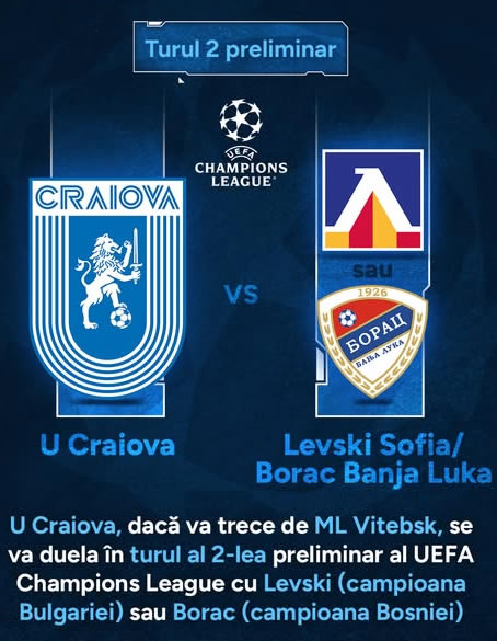 Câștigătoarea dintre Borac Banja Luka și Levski Sofia