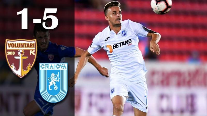 Craiova da 5 goluri in deplasare